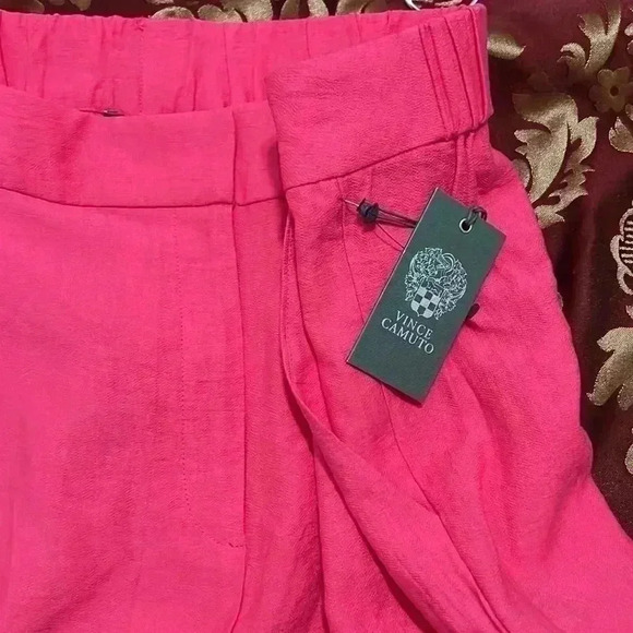Vince Camuto Hot Pink Linen Blend Short NWT Size 22W - Picture 9 of 9